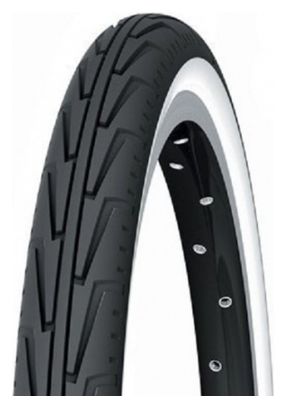 Pneu Ville Michelin City Junior 400A (ETRTO 340) Tubetype Rigide Noir Blanc