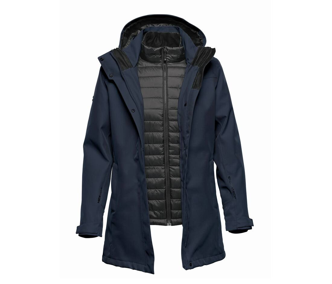 STORMTECH SHSSJ2W - Parka Femme 3 en 1 Imperméable et Respirante