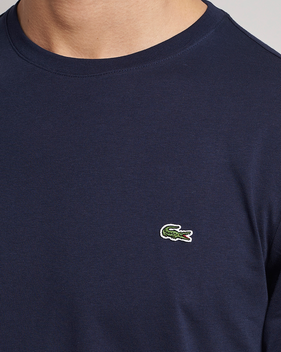 Lacoste Long Sleeve Crew Neck T-Shirt Navy