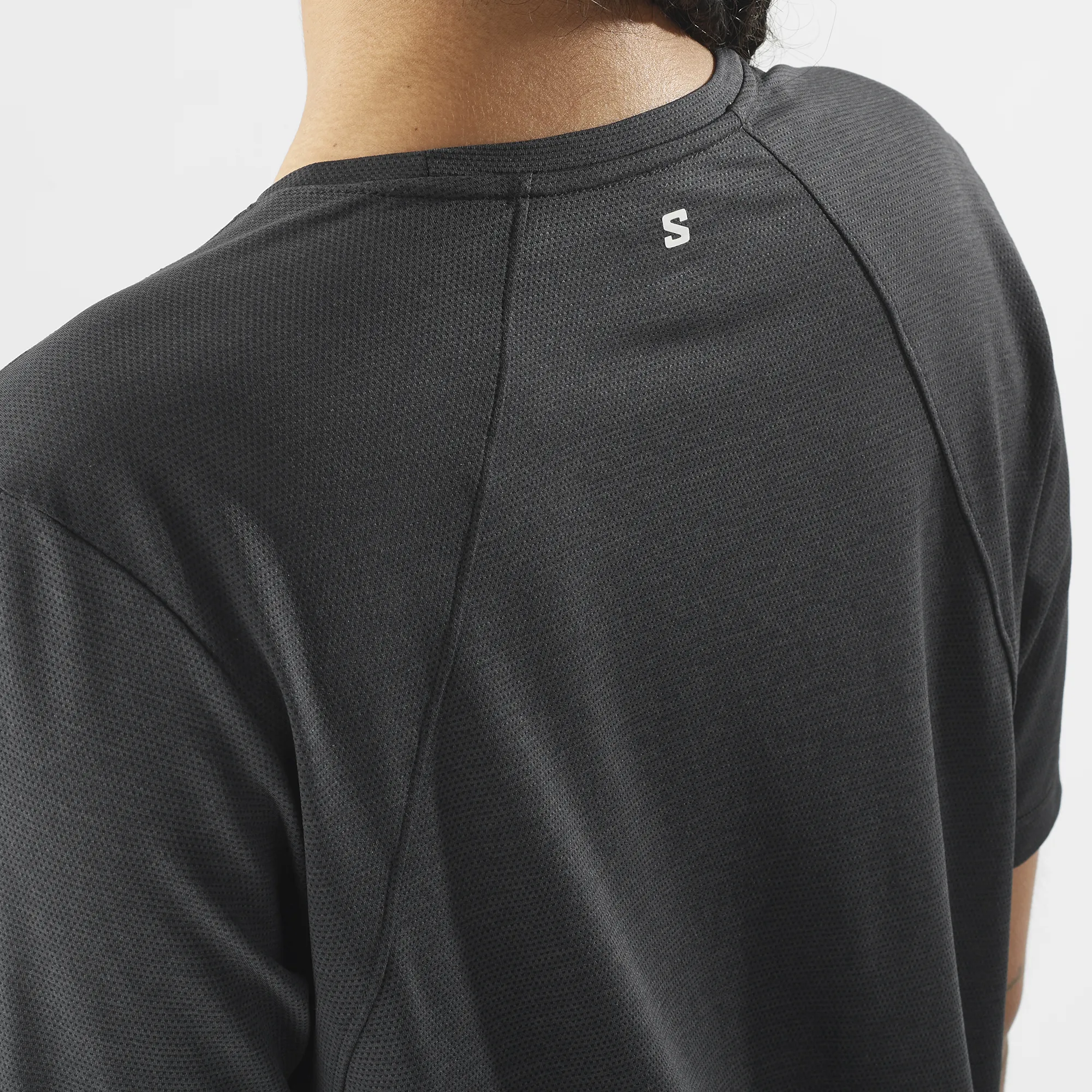 Salomon Women's Shkout Core Short Sleeve Tee Deep Black