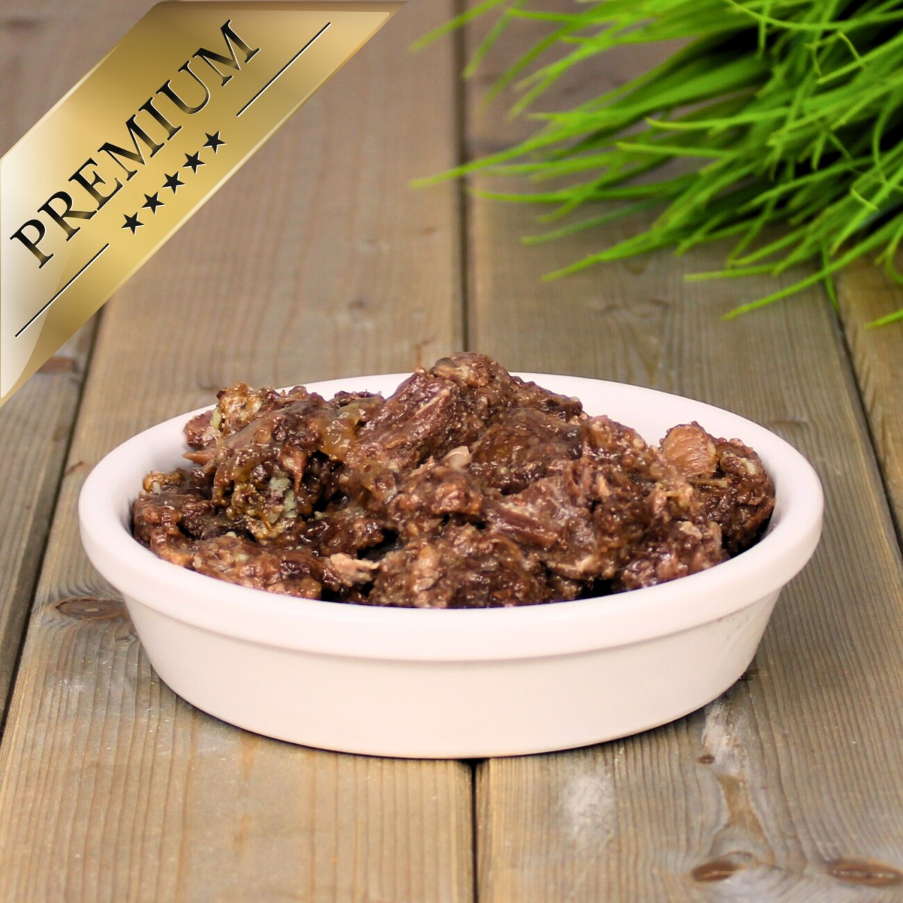 Lyra Pet Lecker.Pet Emily's 100 % Rindermuskelfleisch Katzenfutter Nassfutter 6x400 g