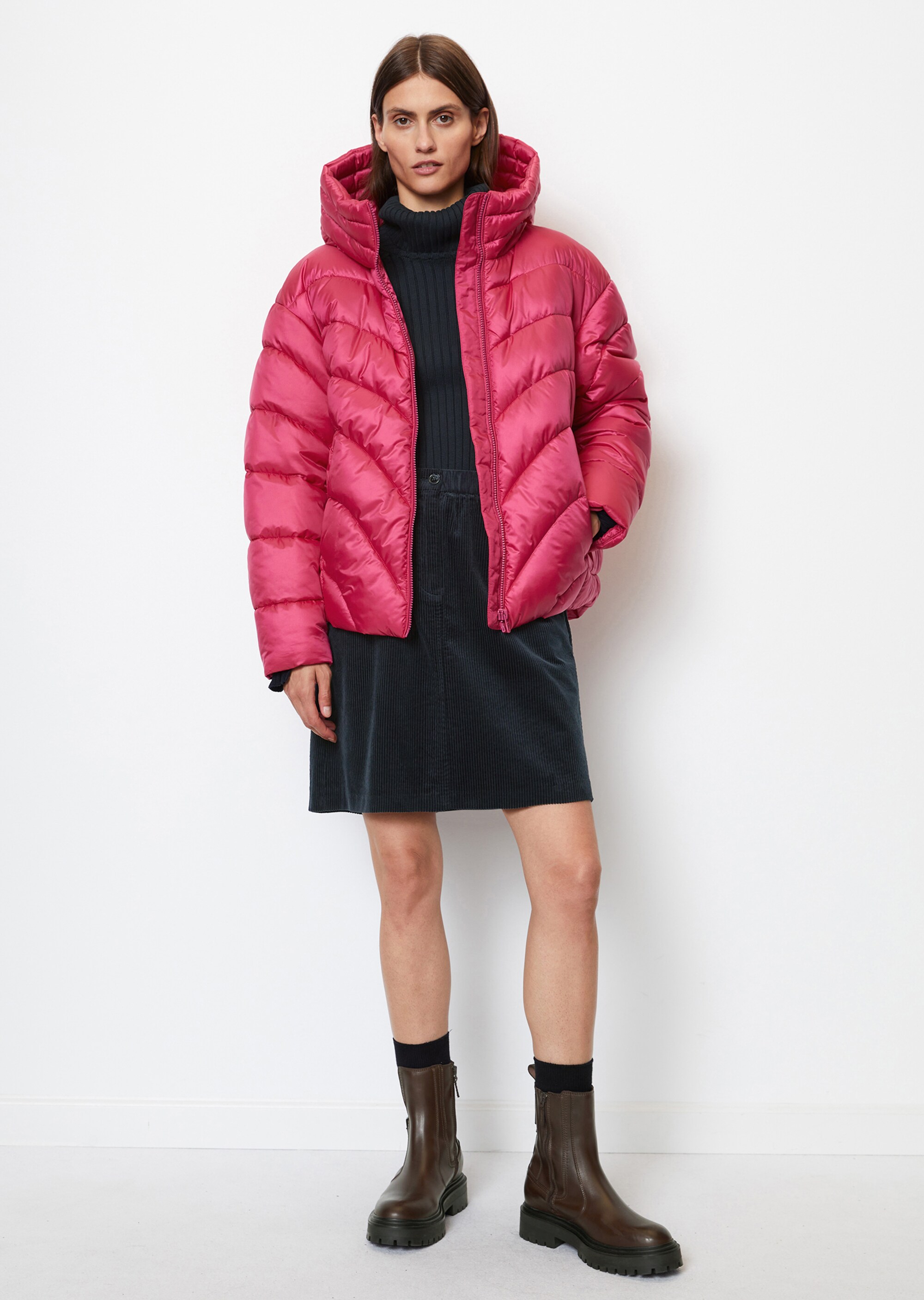 DfC Steppjacke relaxedaus recycelten Materialien