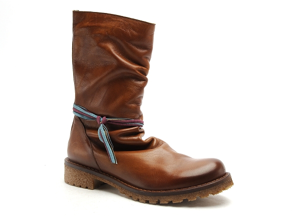 Felmini bottes plates femme d609 marron