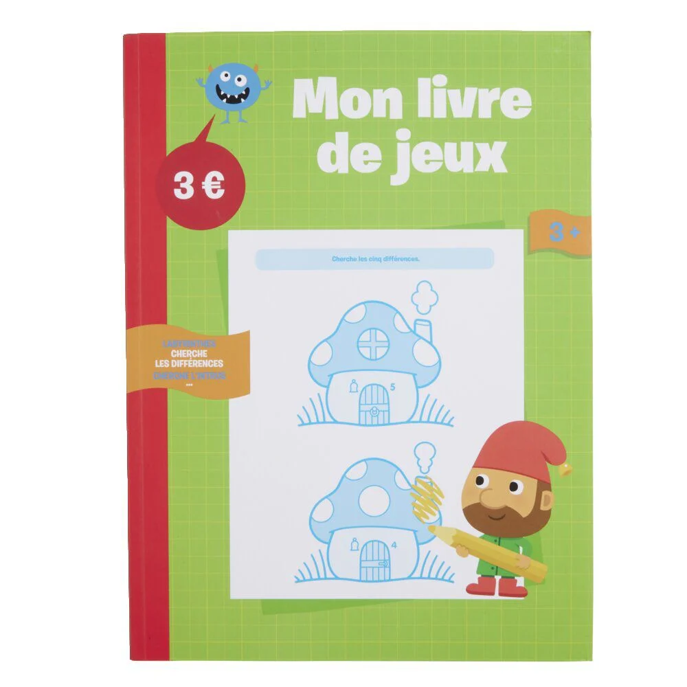 Mon livre de jeux - Dès 3 ans