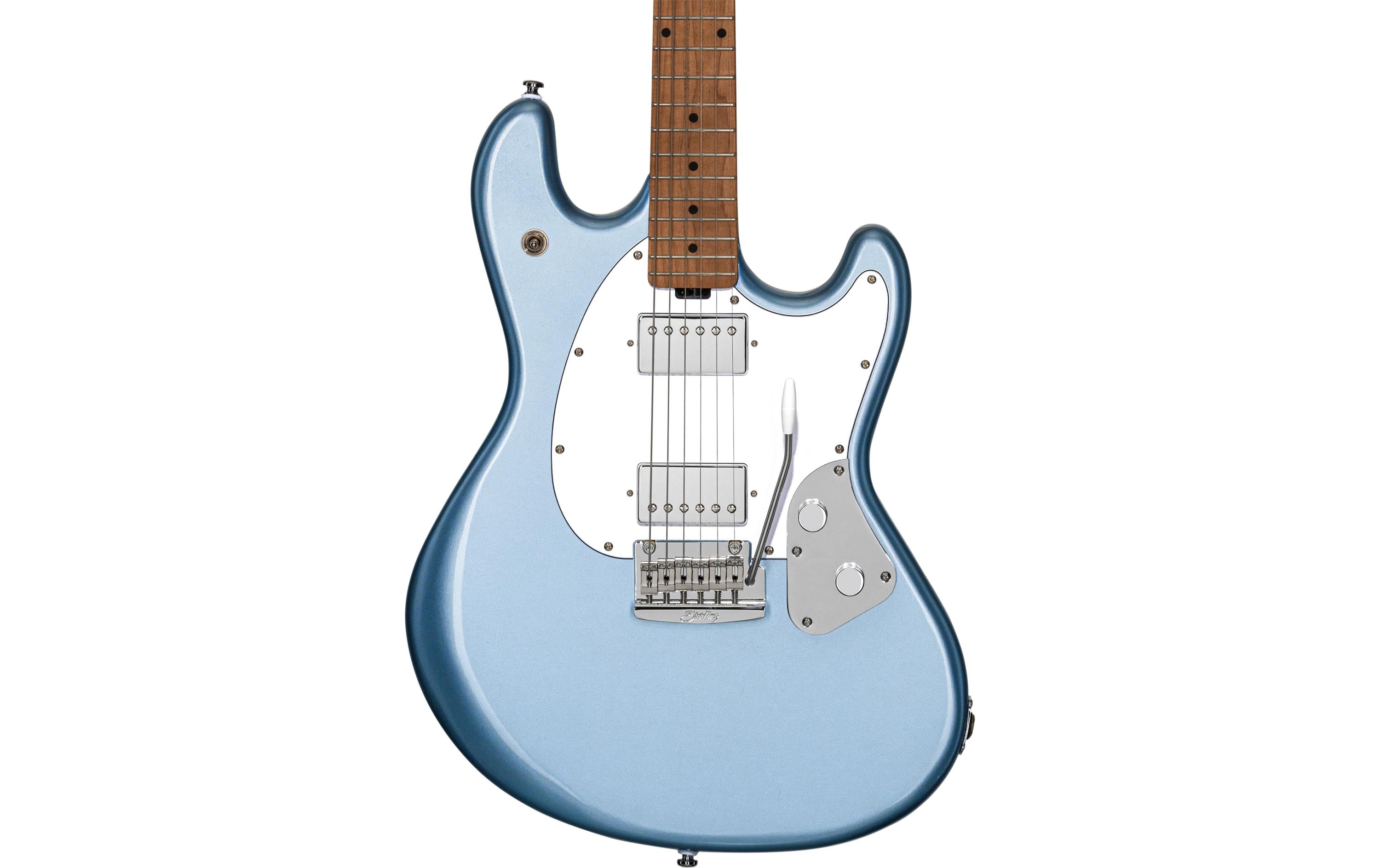 E-Gitarre Stingray SR50 Firemist Silver<br>Gitarre im Vintage-Design mit neuer Ausstattung