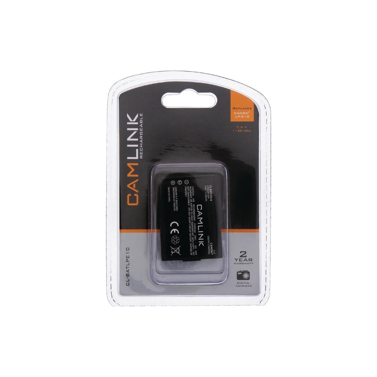 Camlink Oppladbart Litium-Ion Batteri 7.4 V 1120 mAh
