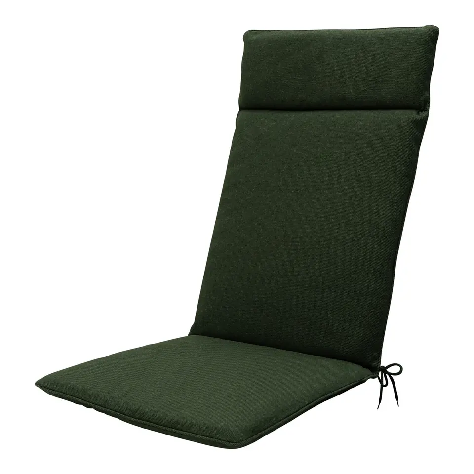 Madison - Tuinkussen Green canvas eco  - Ca. 120x50 cm - Set van 4
