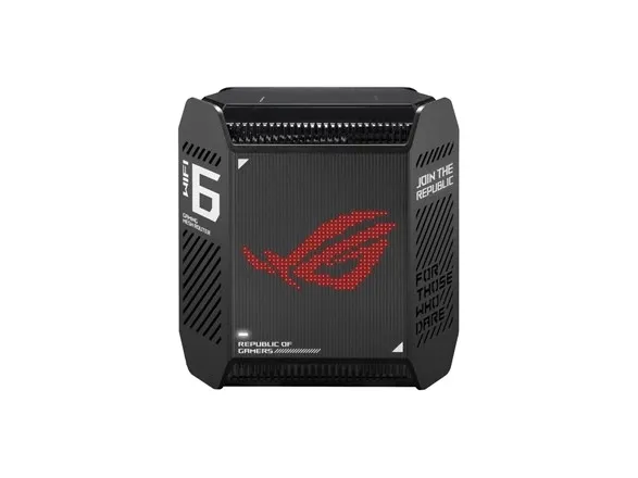 ASUS ROG Rapture GT6 - Wi-Fi-system - (router) - op til 270 kvm - mesh 1GbE, 2.5GbE - Wi-Fi 6 - Dual Band
