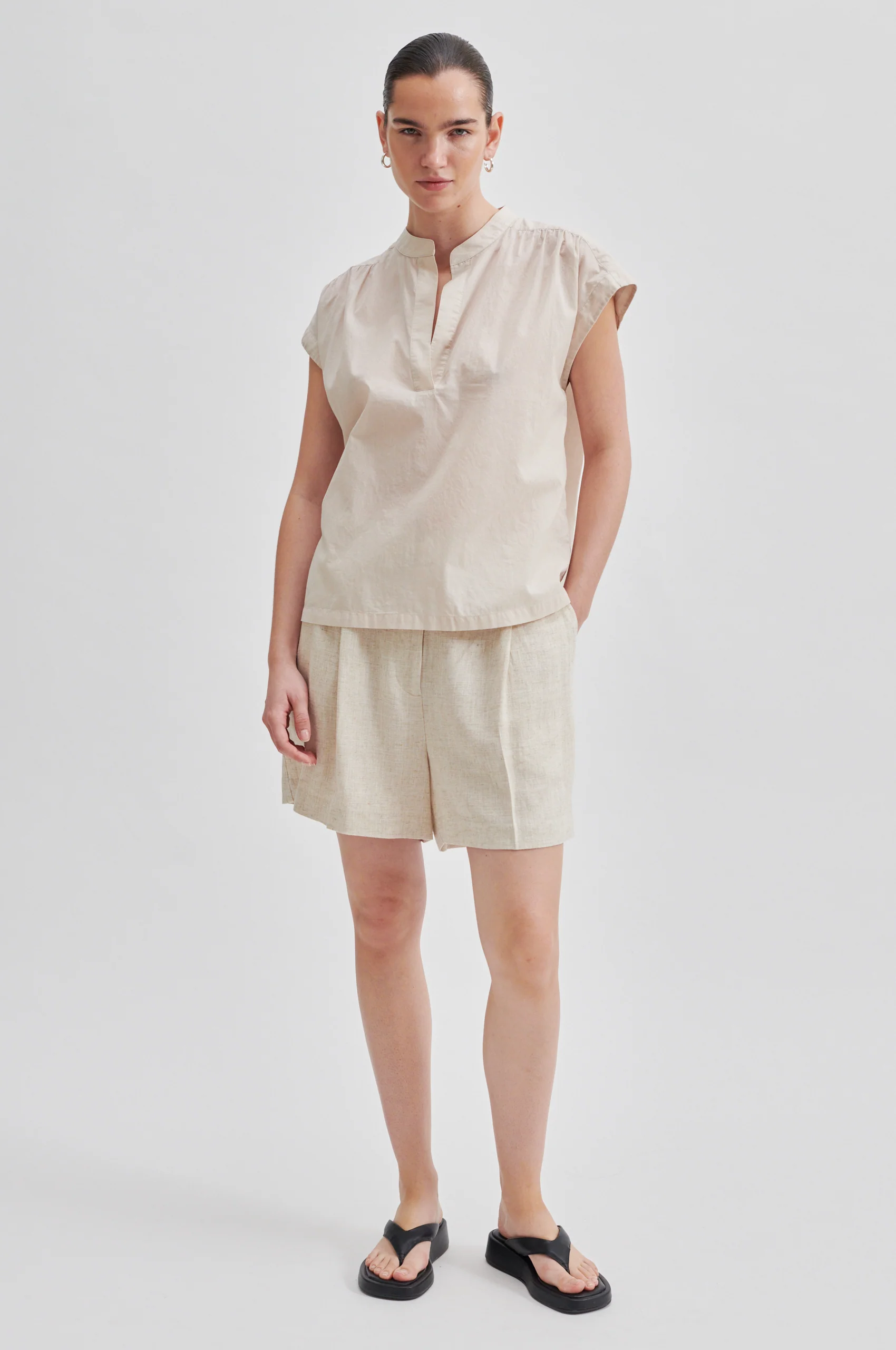 Second Female  Sitta Sol top - Pumice Stone