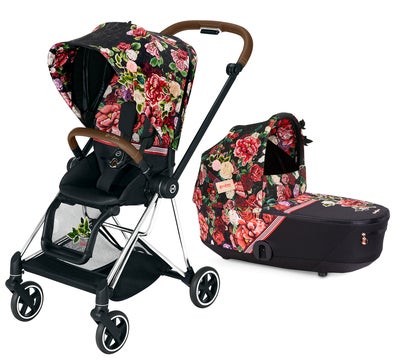 Cybex Mios Duovogn, Chrome Brown/Spring Blossom Dark