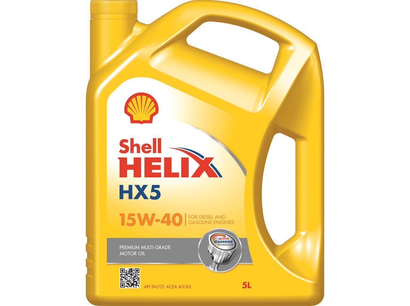 LUBRIFICANTE HELIX SHELL HX5 15W40 SN A3/B3 5 LTS