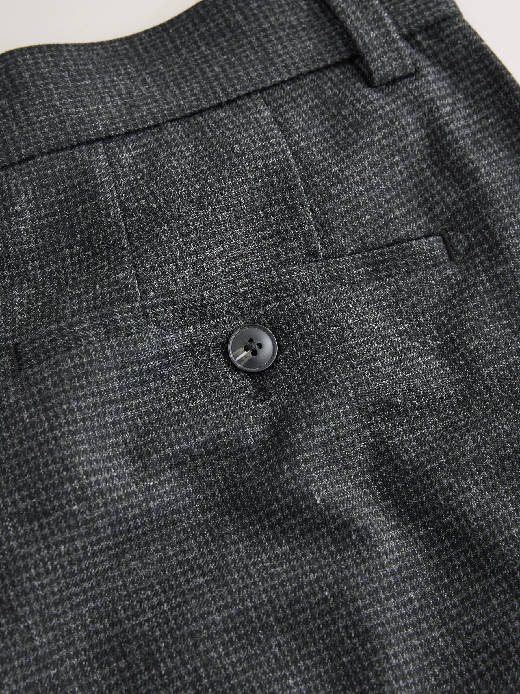 Grijze textuur - Straight fit - Smart Textured Trousers