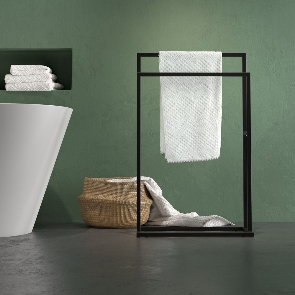 Sealskin Carré Handdoekrek - Zwart