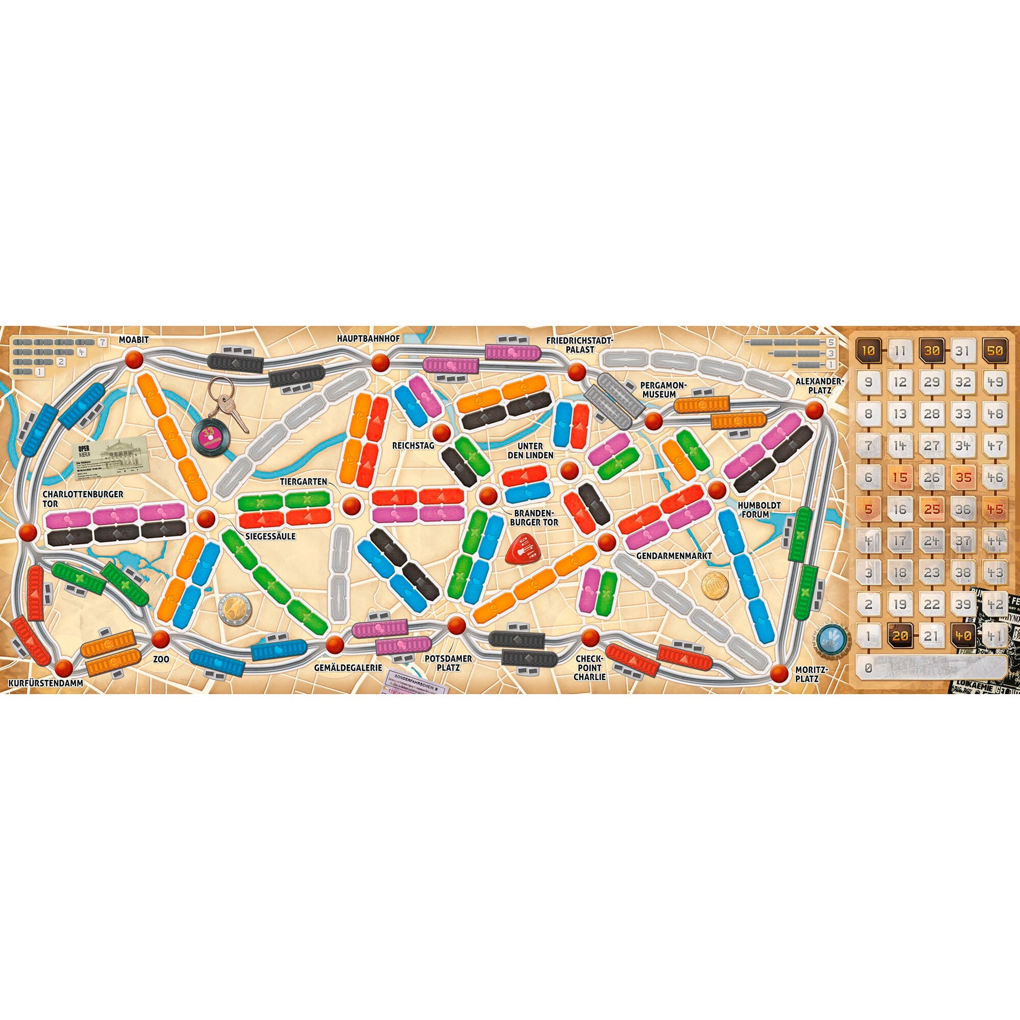 Asmodee Brettspiel Zug um Zug: Berlin