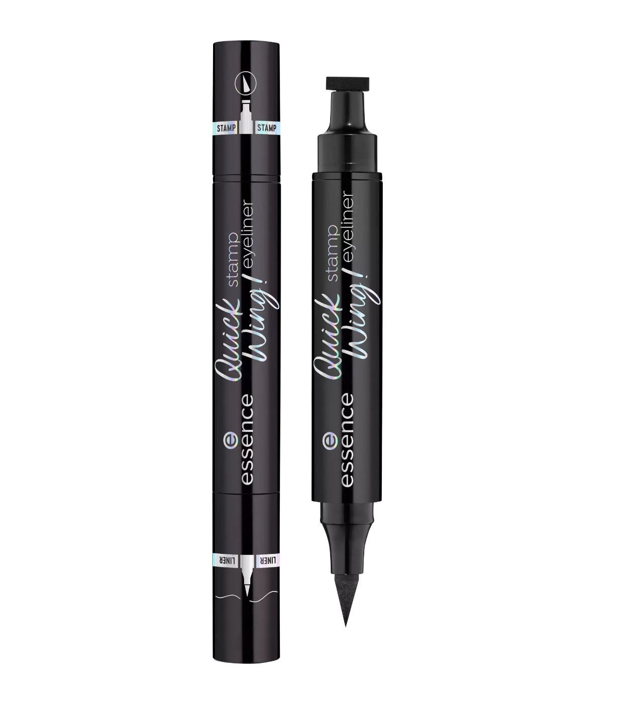 essence - Delineador + Carimbo Quick Wing! - 01 Black