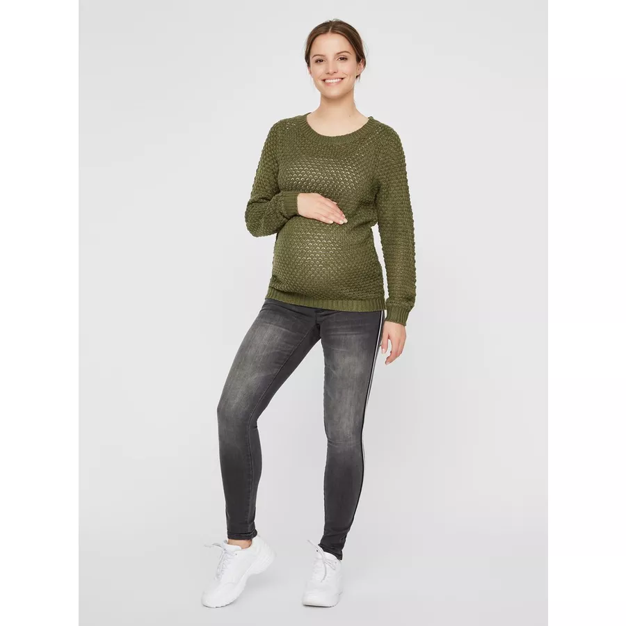 mama licious Langarmshirt MLKIRSA Four Leaf Clover