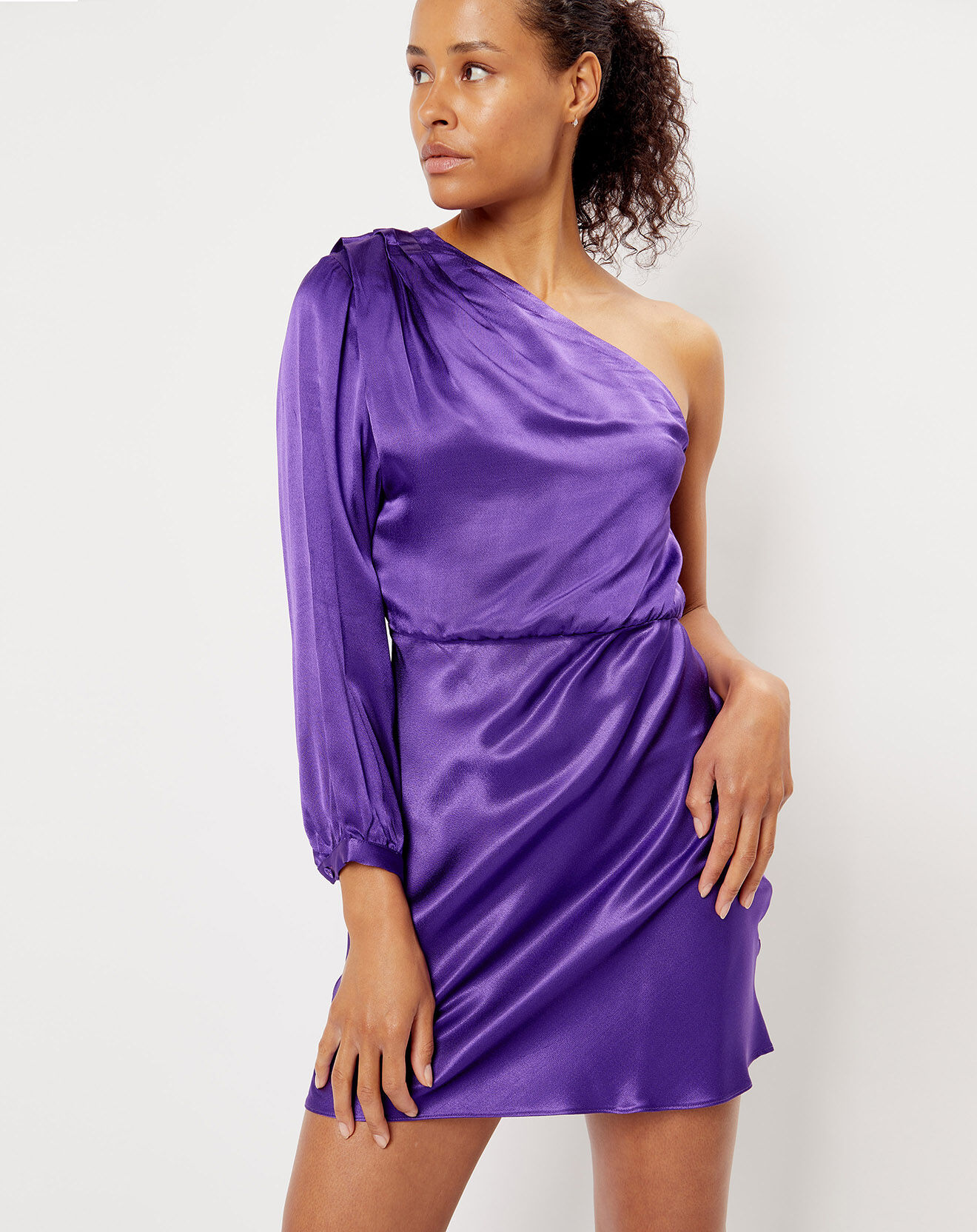 See u Soon Robe satinée Romane purple