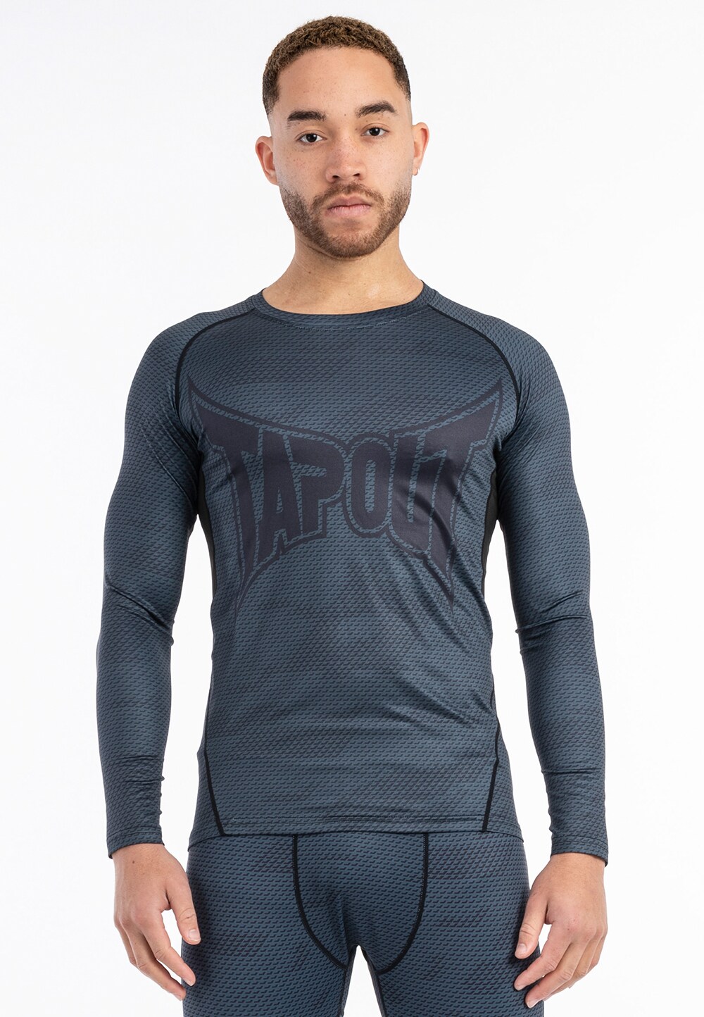 Tapout Herren langärmeliges Funktionsshirt schmale Passform HAZELTON