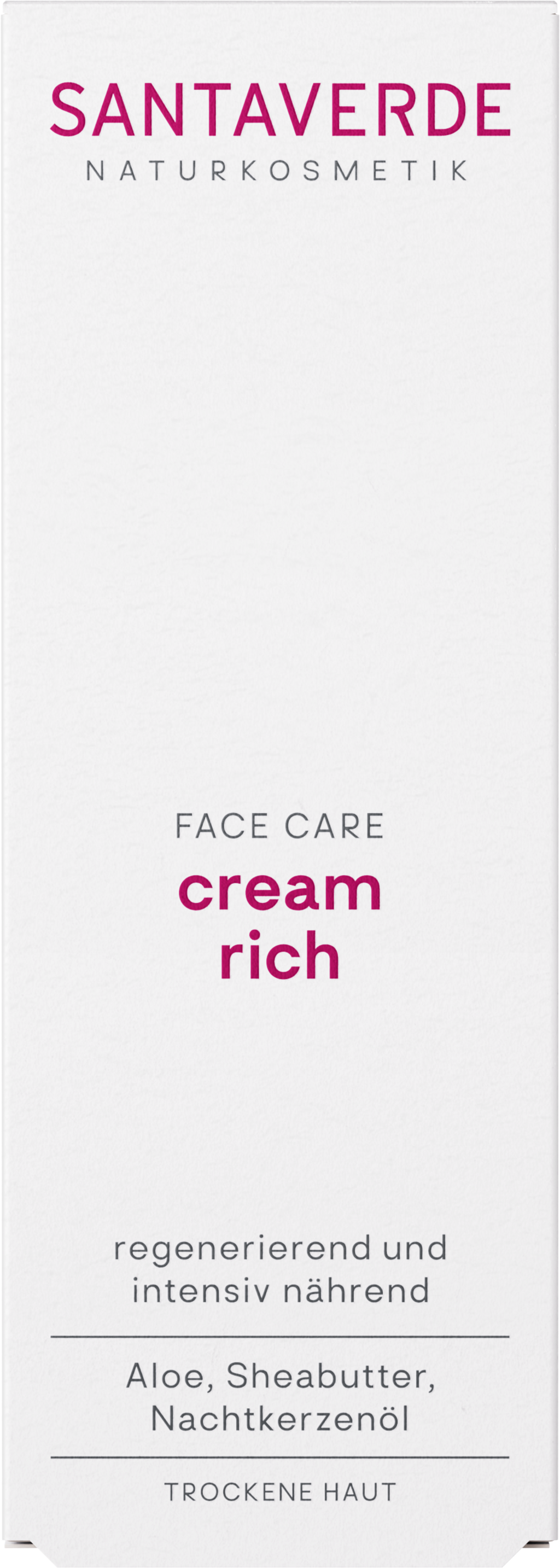 SANTAVERDE  FACE CARE cream rich, 30 ml