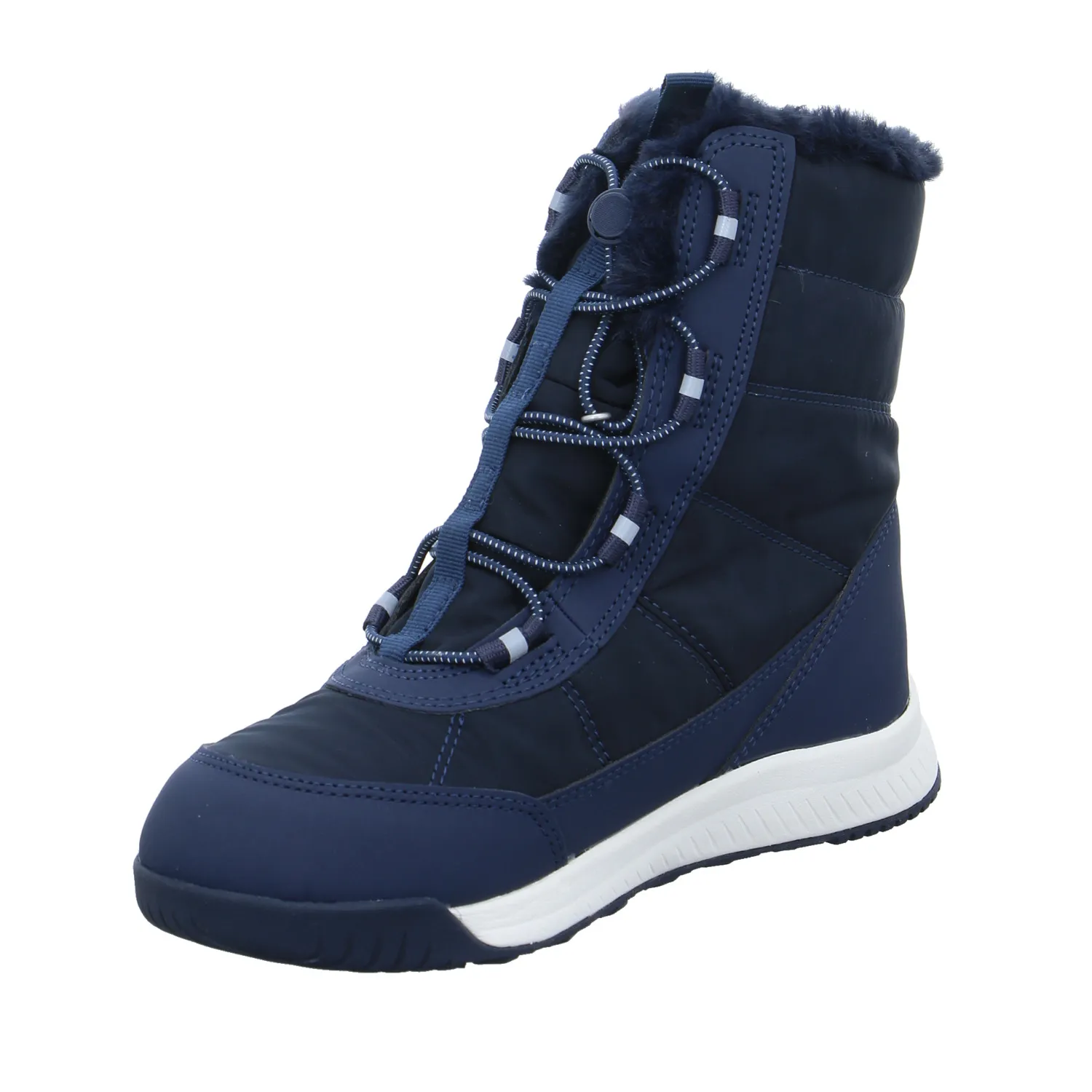 VIKING Mädchen-Snowboot Membrane Blau Textil  Mädchen Schneestiefel