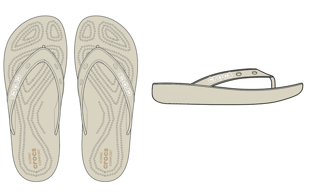 Crocs Platform Flip