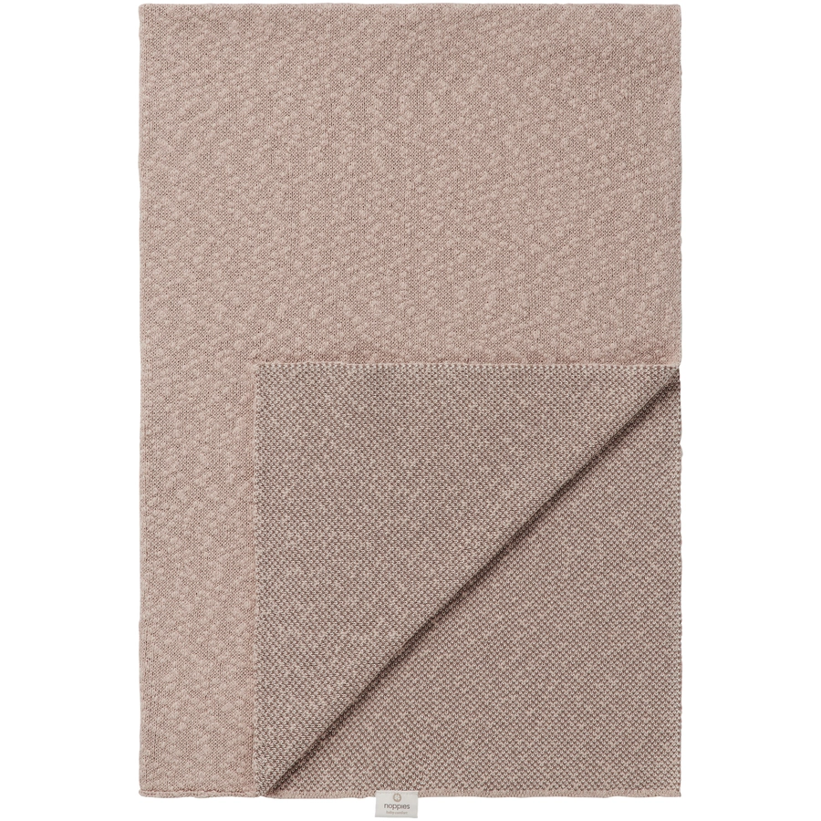 Noppies Decke für das Bettchen Melange knit 100x140 cm Oxford Tan