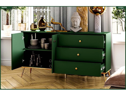 OTITEC - Commode - h.85 x l.160 x p.40 cm - sapin