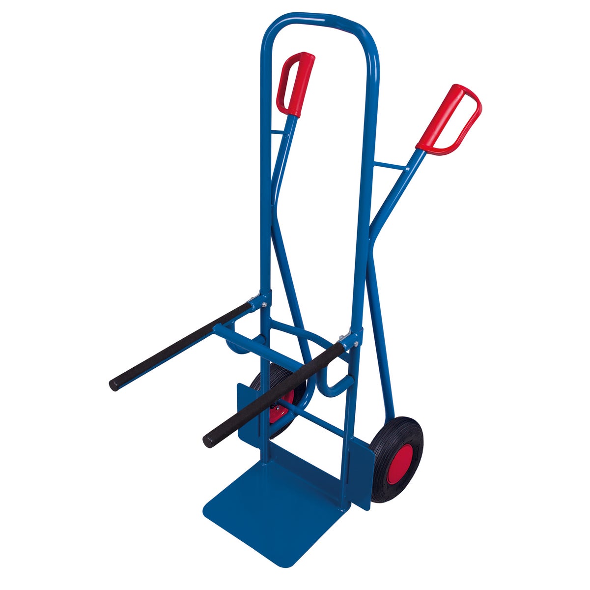 VARIOfit stalen stoeltrolley, draagvermogen 250 kg, luchtbanden
