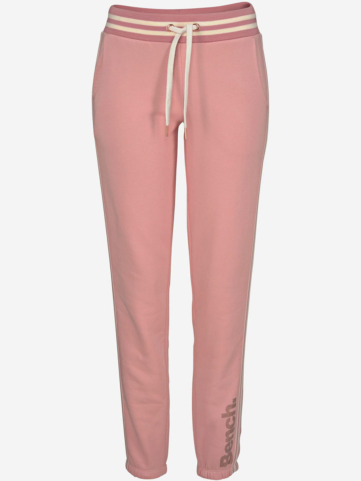 Pantalon détente short molletonné avec bandes aspect crochet