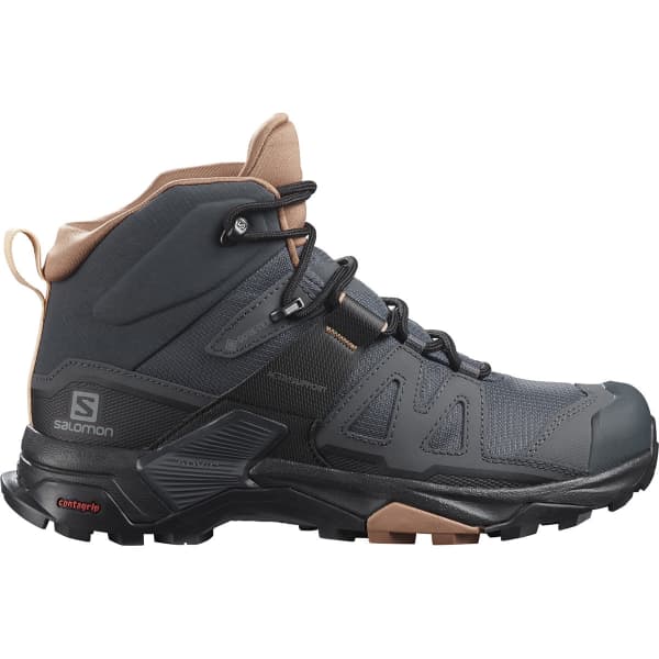 Chaussure de randonnée mid SALOMON X ULTRA 4 MID GORE-TEX W EBONY/MOCHA MOUSSE/ALMOND CREAM