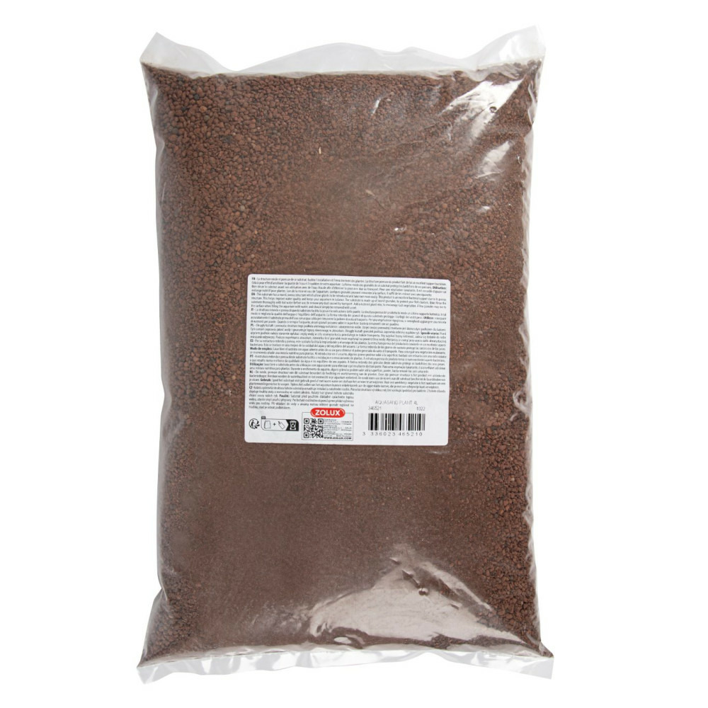 Substrat d'origine naturelle à base d'argile pour aquarium 4 kg