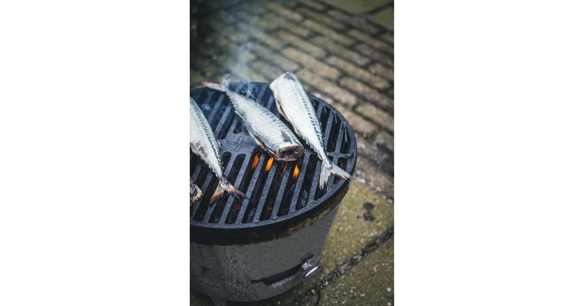 The WindmillGietijzeren grillrooster grillplaat  (Zwart, Ø 31,5 cm)