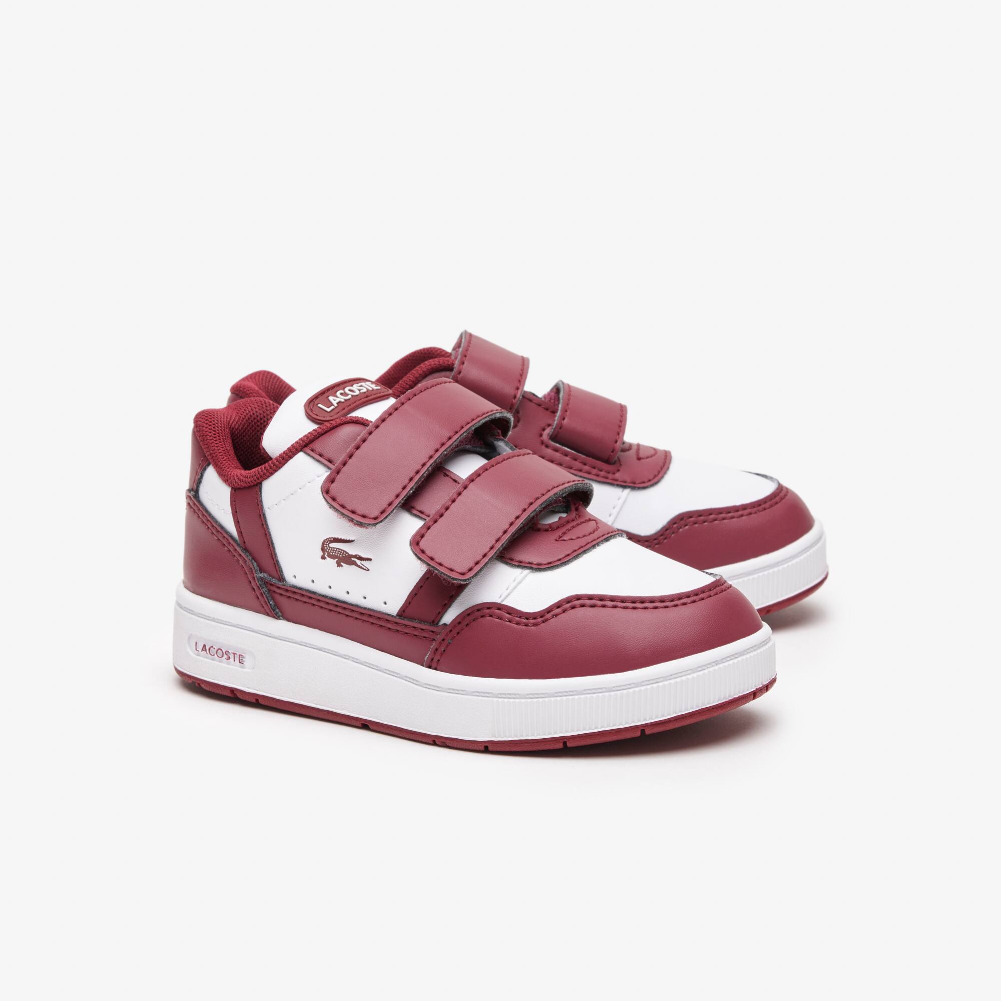 Kleinkinder-Sneakers T-CLIP aus Synthetik Schuhe - Weiss - Lacoste - Kinder
