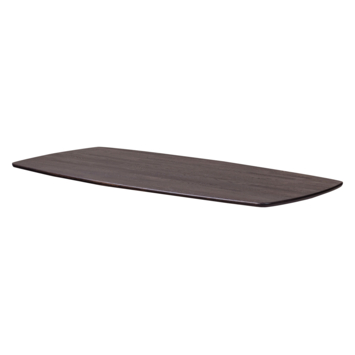 WOOOD tafelblad Tablo Deens ovaal mid brown 24 mm 180x100 cm