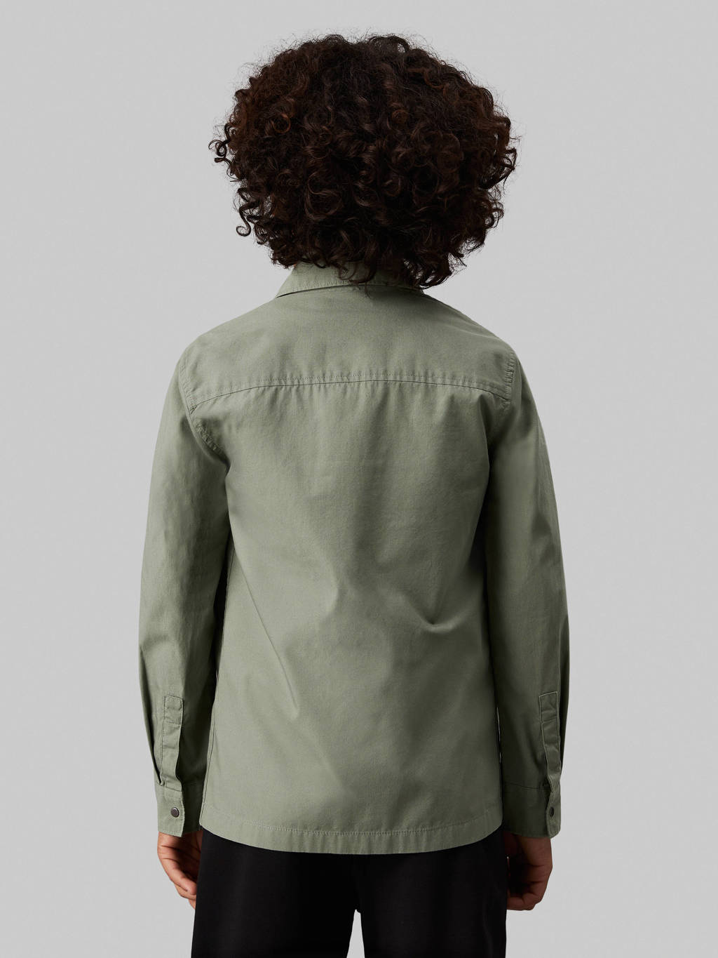 Calvin Klein overhemd olijf groen