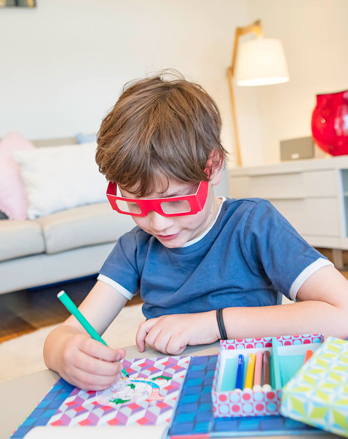 Activity-Set 3D COLOURING – SCI-FI SPAß mit Brille