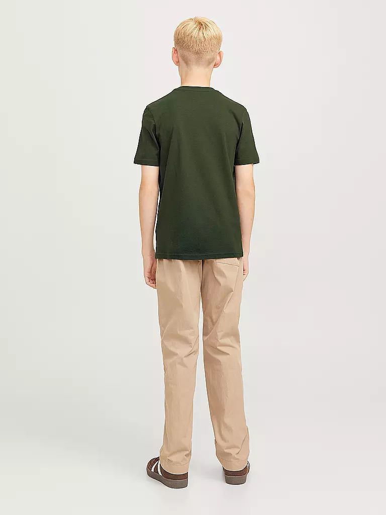 JACK & JONES Jungen T-Shirt JJHAKKAI olive