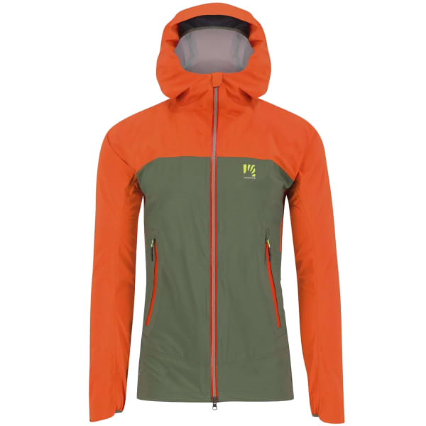 Veste ski de randonnée KARPOS VALSESIA SHELL JKT THYME/SPICY ORANGE