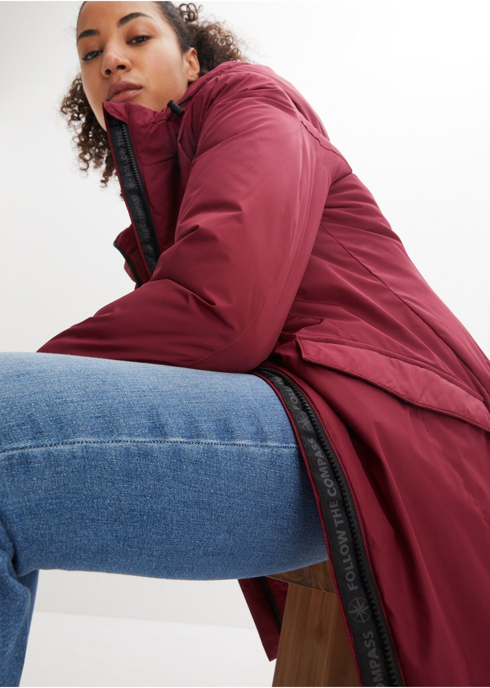 Parka thermo-hybride avec duvet recyclé, intérieur matelassé