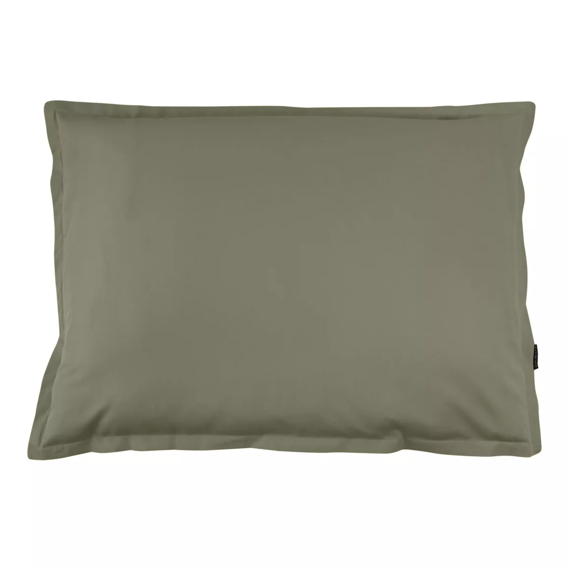Taie d'oreiller rectangulaire percale de coton (50 x 70 cm) Cali Vert romarin