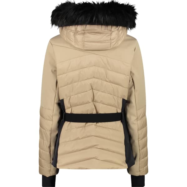 Veste de ski CMP WOMAN JACKET ZIP HOOD SESAMO