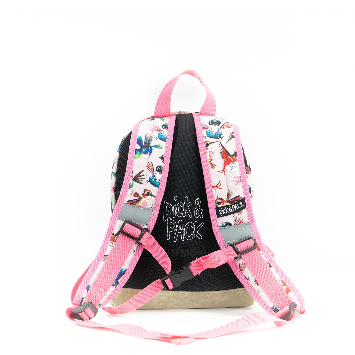 Pick & Pack Birds Backpack S soft pink