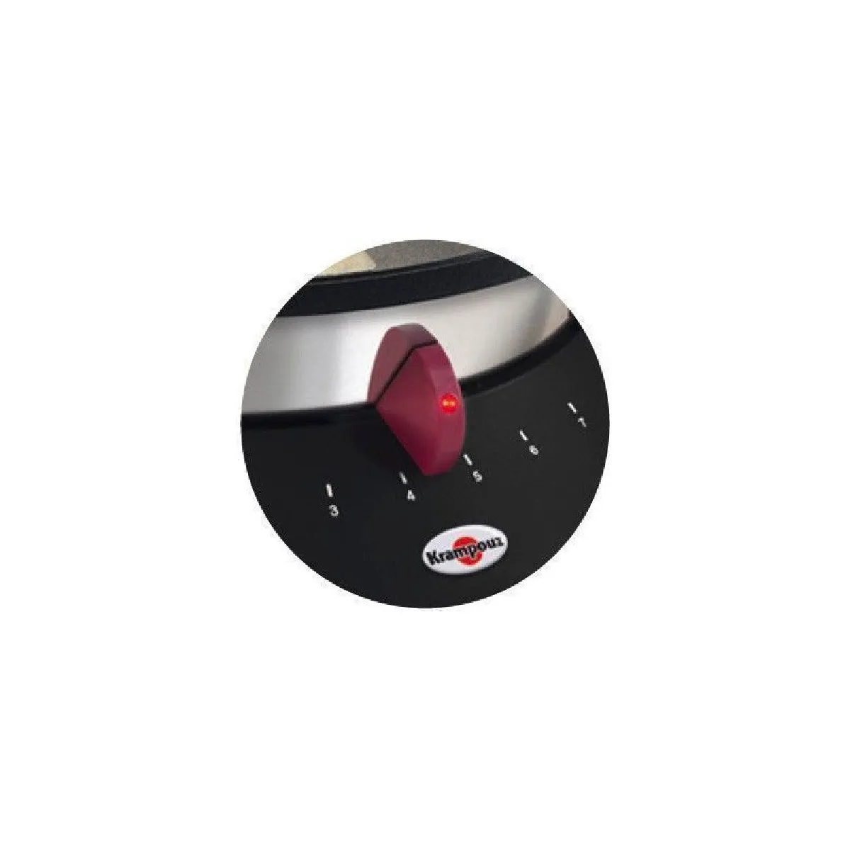 Crêpière 33cm 1250w noir - cebpf2bo - KRAMPOUZ