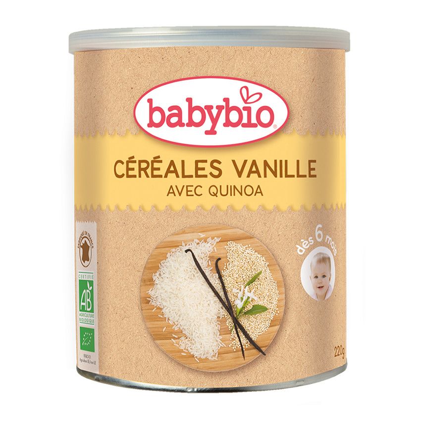 Céréales infantiles bio quinoa et vanille - Doré
