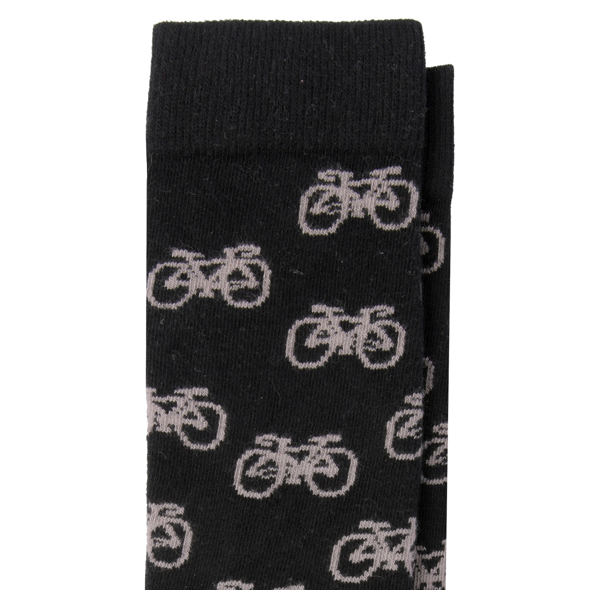 VanVaan 1 Paar Herren Socken mit Fahrrad-Motiven schwarz