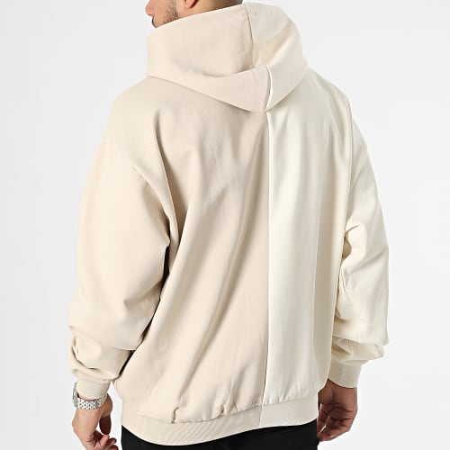 Sweat Zippé Capuche Chest Signature Split 6021391 Beige
