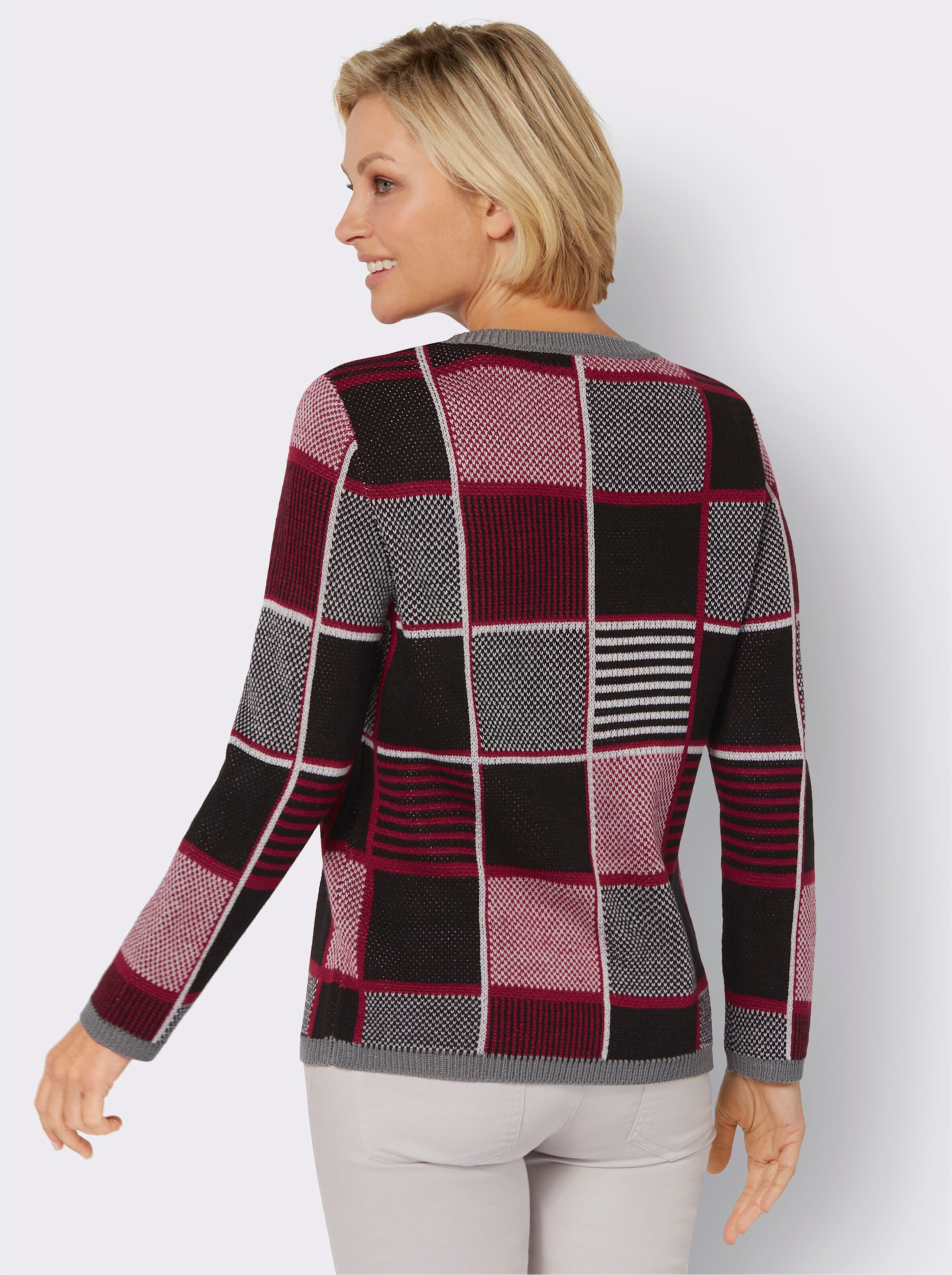Jacquard-Pullover