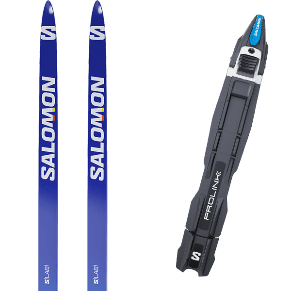 Pack ski de fond SALOMON S/LAB SKATE JUNIOR + Fix