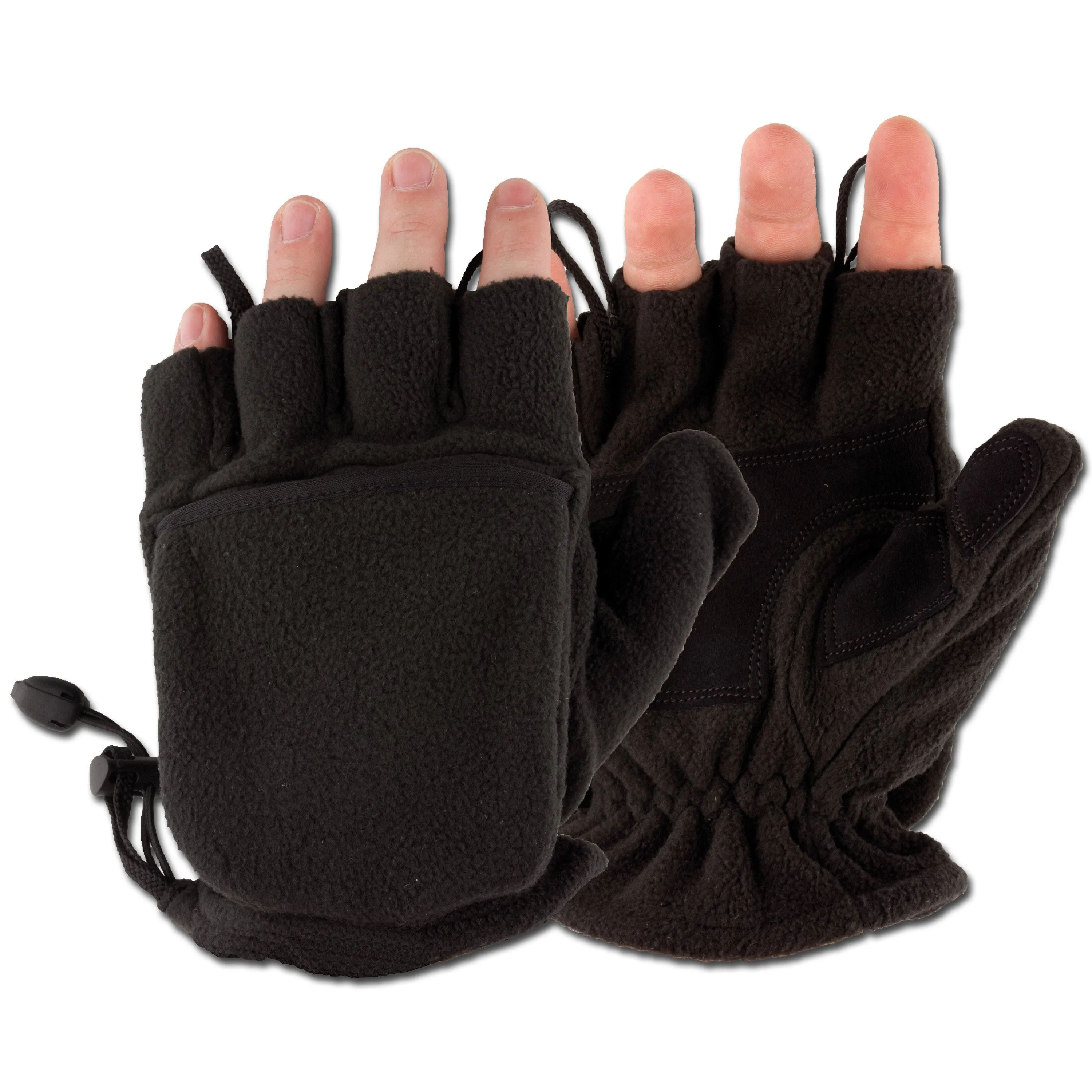 MFH -  MFH Fleecehandschuhe schwarz