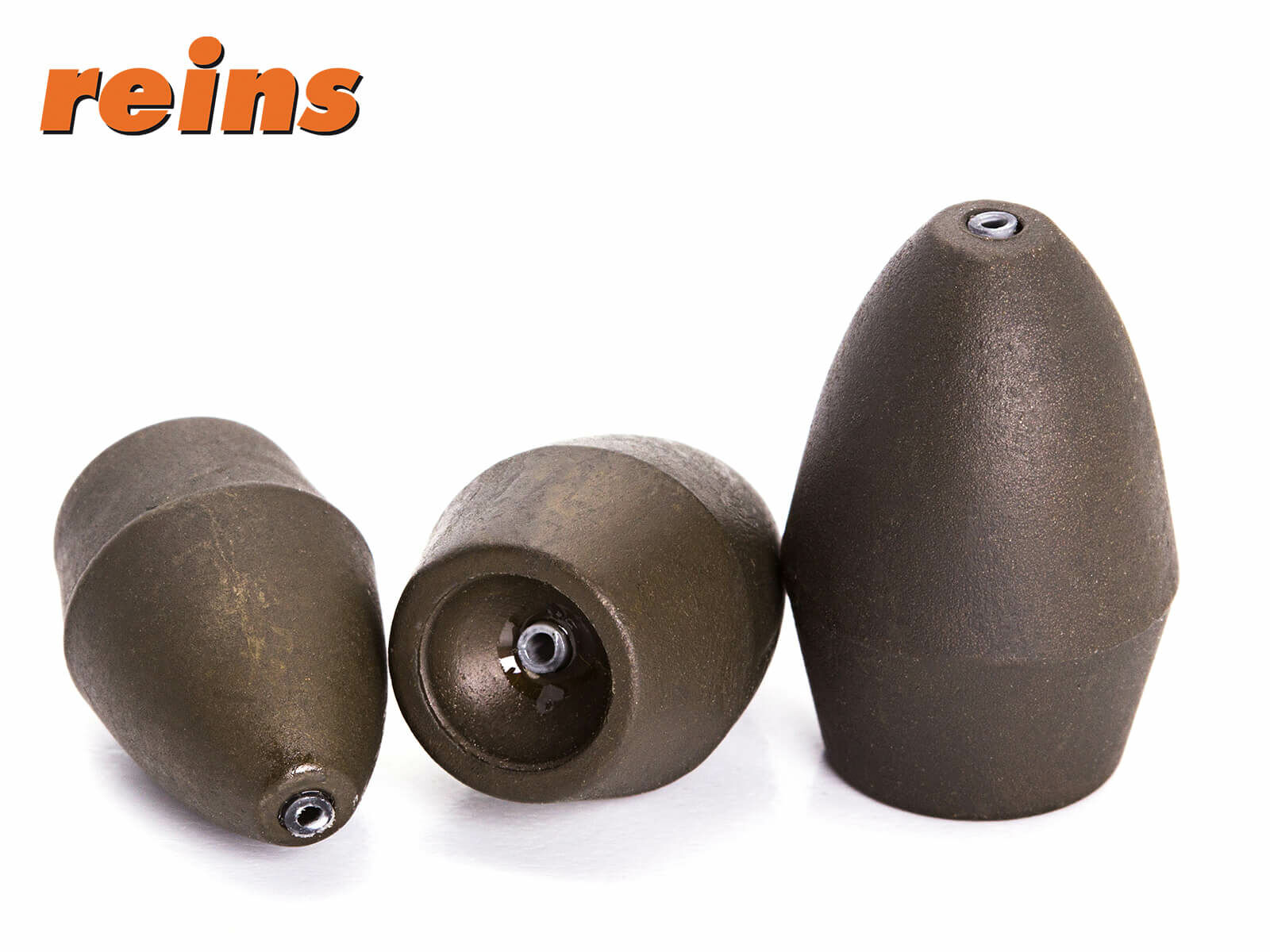 REINS Tungsten Slip Sinker - GREEN PUMPKIN 10.5g (2 Stk.)